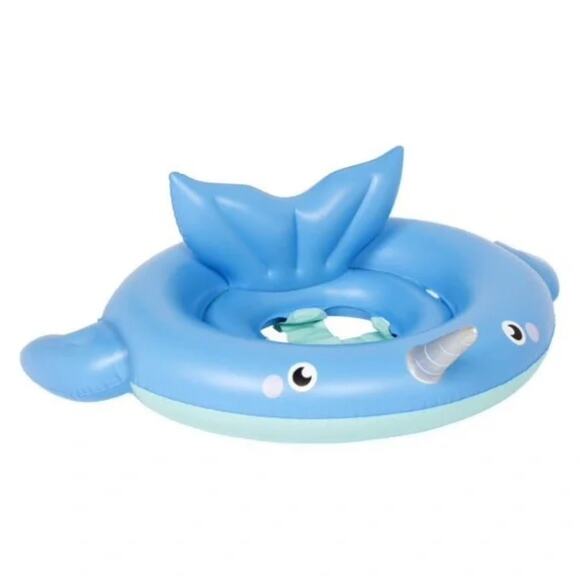 Sunnylife Narwhal Baby Pool Float - NIB - Picture 4 of 5